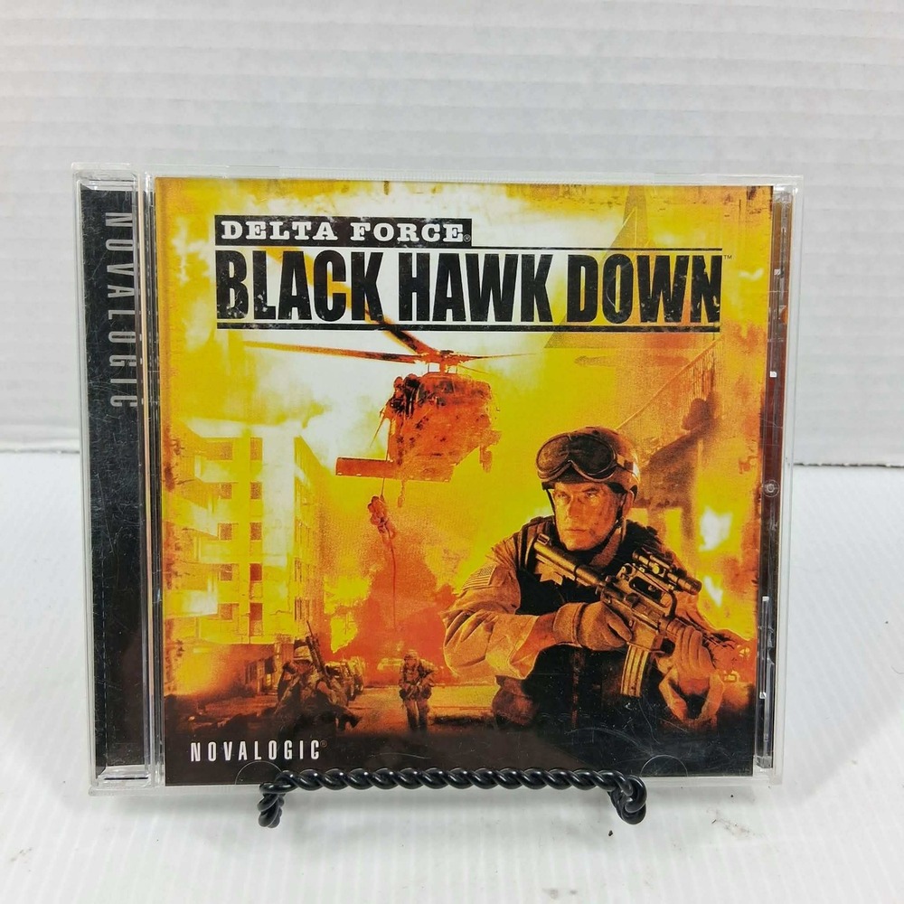 Delta Force Trilogy PC Game Black Hawk Down NovaLogic 2002 Tactical Shooter CD